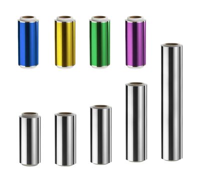 Professional Neutral and Colored Aluminum Rolls. 9 Variants. Kalindra cutlery