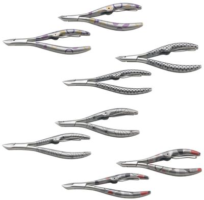 BLUE FARM | Lombard. All Over. St. steel decorated cuticle and nail nippers