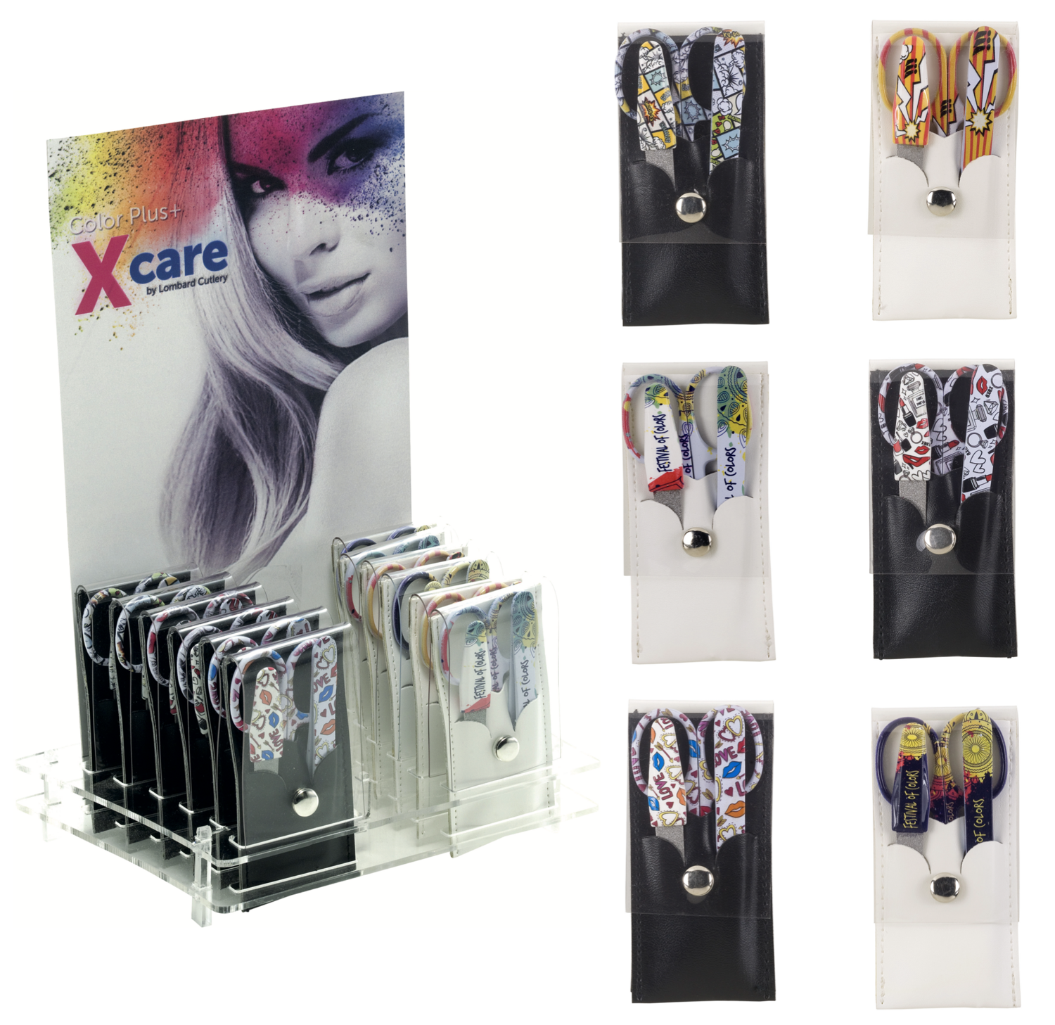 Bag Set: Scissors, Nail File, and Tweezers. Kalindra cutlery