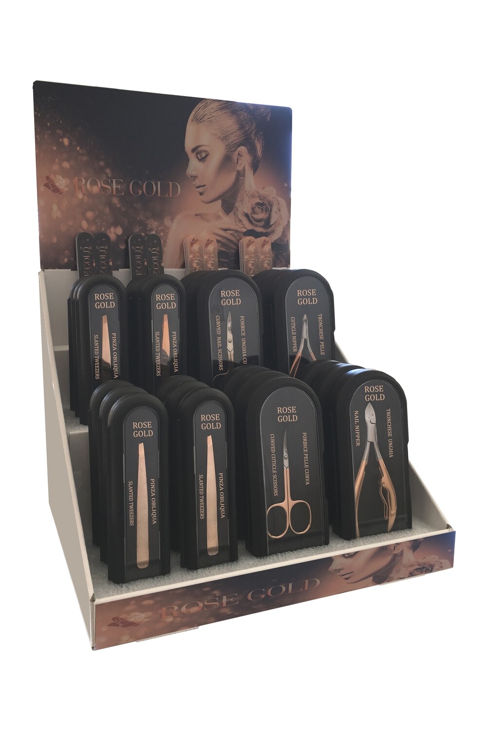 Rose Gold. Complete manicure and pedicure line. V.I.P. Kalindra cutlery