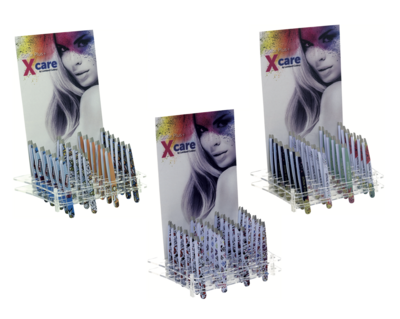 INOX OBLIQUE Tweezers. Fantasy decoration from the X Care Color Plus + line. cm 9.5 / 3.74"