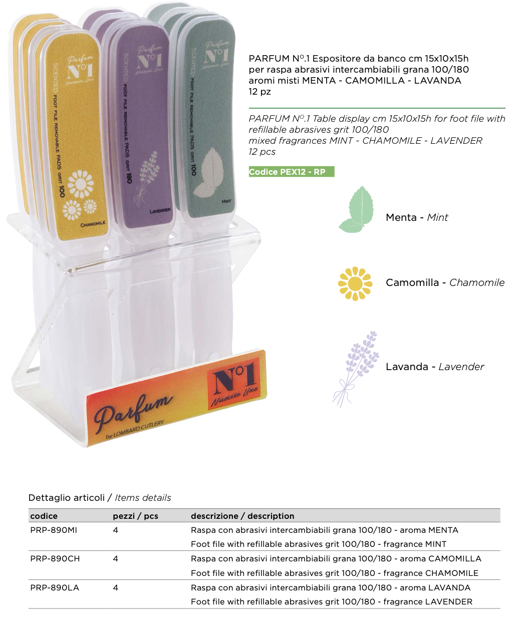 Colorful and Scented Foot Files with Refills – Kalindra Cutlery