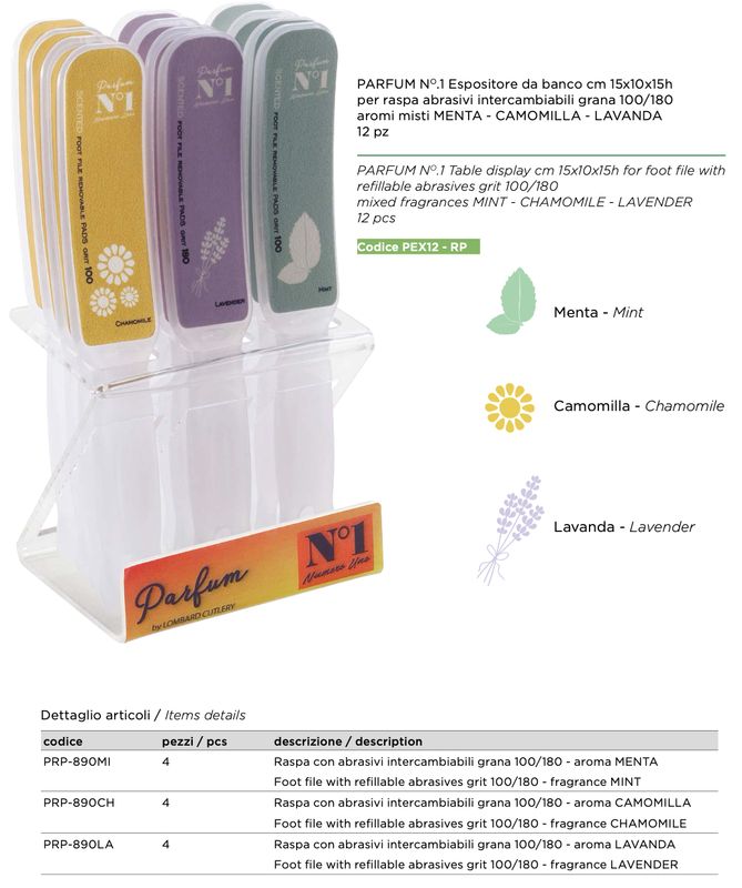 Colorful and Scented Foot Files with Refills – Kalindra Cutlery