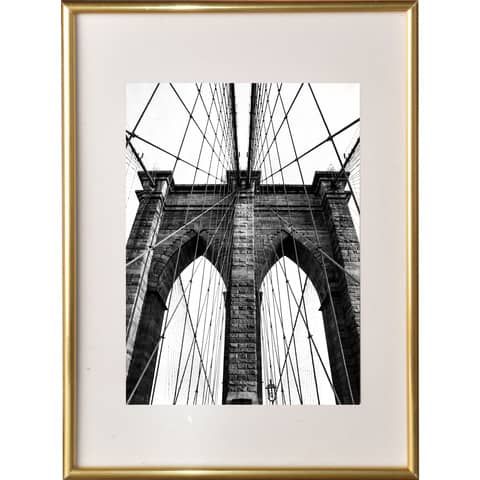 Cornice Methodo Hooker Crilex da parete A4 oro K980164