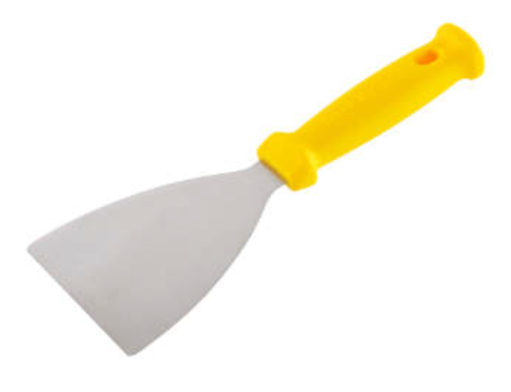 KALINDRA | Lilly. Flexible tempered stainless steel spatula for dough and multi-purpose. Sizes: 10, 12, and 14 cm