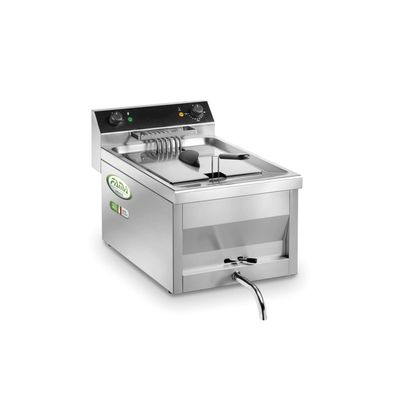 KALINDRA | FAMA. 12 litre three-phase fryers with 1 and 2 tanks