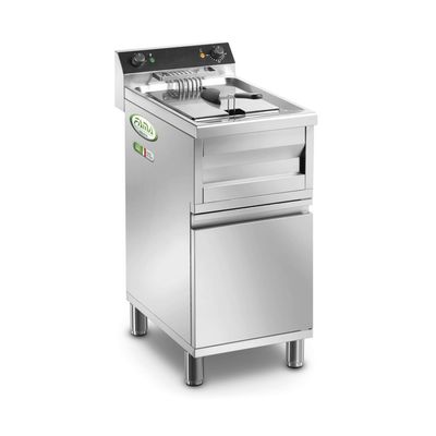 KALINDRA | FAMA. Professional 3-phase fryers with 1 and 2 12-litre tanks
