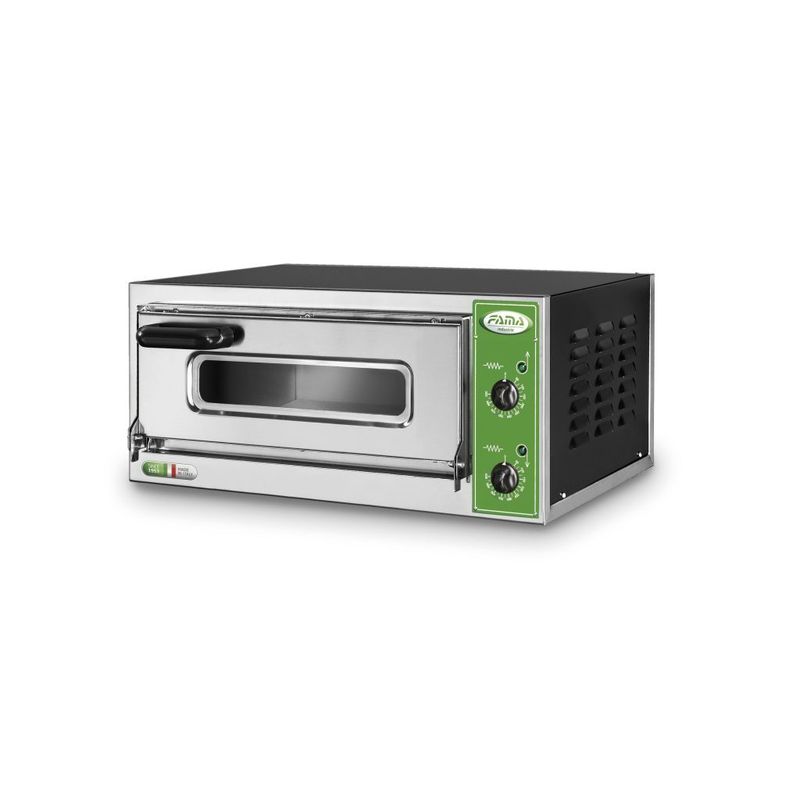 KALINDRA | FAMA. Séries 7, 8 et 9. Fours à pizza électriques. Porte vitrée. Monophasé et triphasé 230 - 400 V / 50 Hz