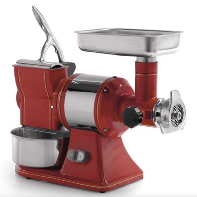 KALINDRA | FAMA. TG12R. Professional meat grinder and grater with 70 mm opening. 4 solutions available in Stainless Steel and Aluminum