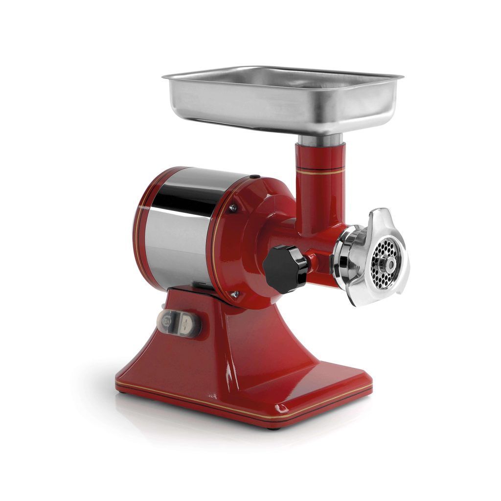 KALINDRA | FAMA. TS12R. Professional meat grinder with 70 mm mouth. 4 versions available in stainless steel and aluminum.
