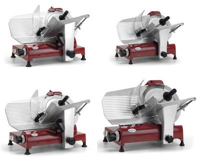 KALINDRA | FAMA. Red, silver or black knob gravity slicers. Single and three phase KALINDRA | FAMA. Red, silver or black knob gravity slicers. Single and three phase