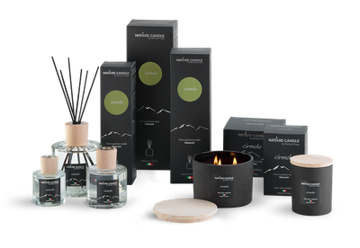 KALINDRA | B Casa. Candles, 100% vegetable. Dolomites Line: Swiss Pine KALINDRA | B Casa. Candles, 100% vegetable. Dolomites Line: Swiss Pine