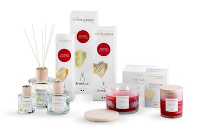 KALINDRA | B Casa. Candles, 100% vegetable, Amati line. Energy: Licorice and Raspberries