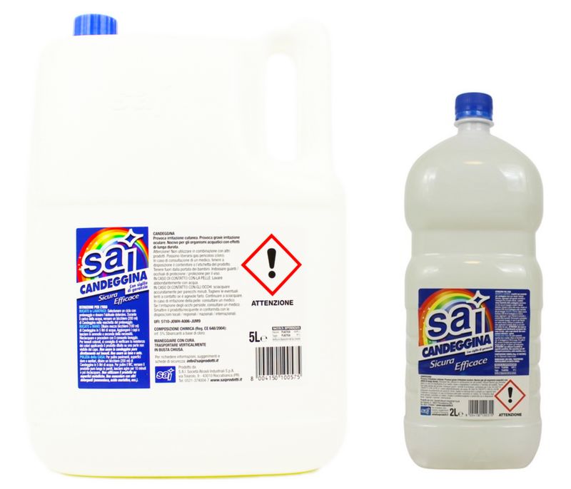 KALINDRA | Sai. Klassisches Bleichmittel im 5L-Kanister oder 2L-Flasche