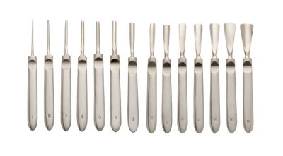 Fixed gouge X-Care Inox Plus in steel and carbon. Flat handle. Kalindra cutlery