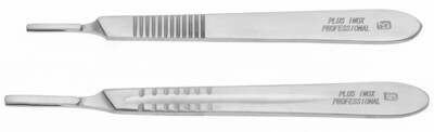 Stainless steel and carbon scalpel handles. fig 3 and fig 4. Kalindra cutlery Stainless steel and carbon scalpel handles. fig 3 and fig 4. Kalindra cutlery