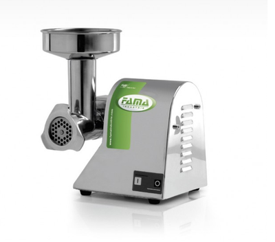 KALINDRA | FAMA. TI8. Professional meat grinder with 60 mm mouth. 4 solutions available in Stainless Steel and Aluminum
