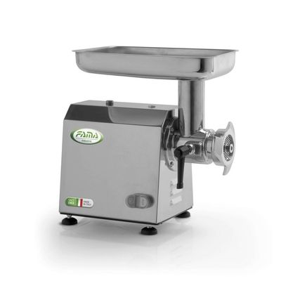 KALINDRA | FAMA. TI12. Professional meat grinder with 70 mm mouth. 8 solutions available in Stainless Steel and Aluminum