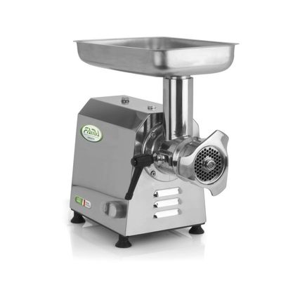 KALINDRA | FAMA. TI22. Professional meat grinder, coated and ventilated with an 82 mm mouth. 8 solutions available in Stainless Steel and Aluminum