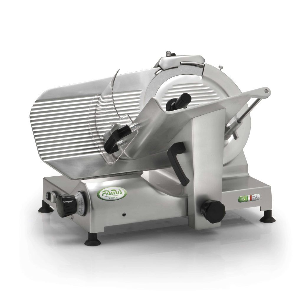 KALINDRA | FAMA. LUX. Gravity slicer in anodized aluminum with 330 mm blade
