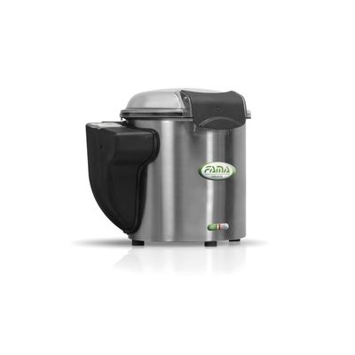 KALINDRA | FAMA. Kartoffelschäler aus Edelstahl für die Arbeitsplatte. 5 kg Kapazität.