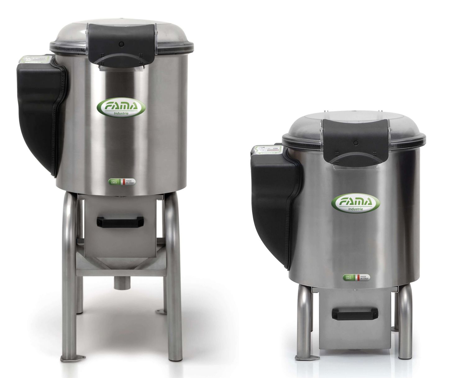 KALINDRA | FAMA. Stainless steel potato peeler with stand. 5 kg capacity.