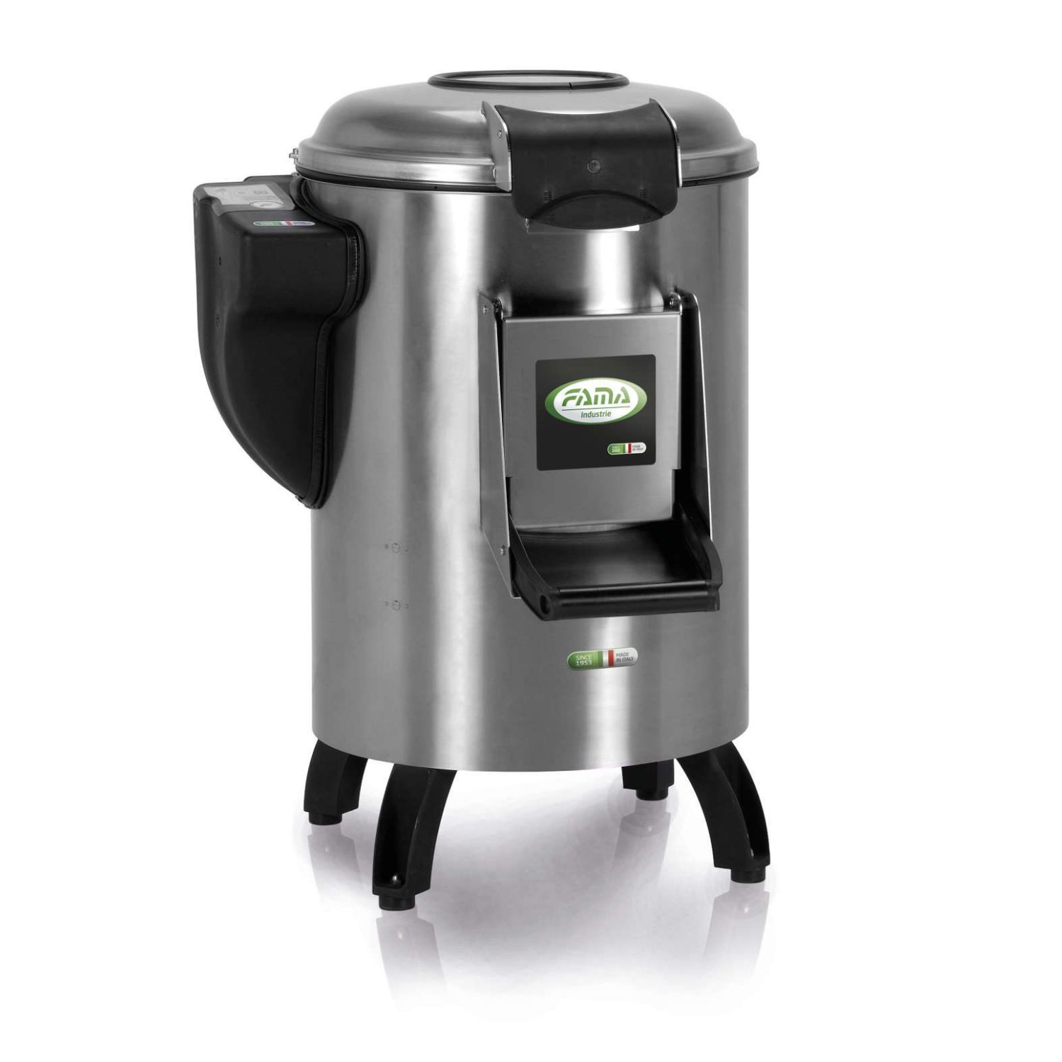KALINDRA | FAMA. Stainless steel potato peeler with feet. Capacity 18 kg