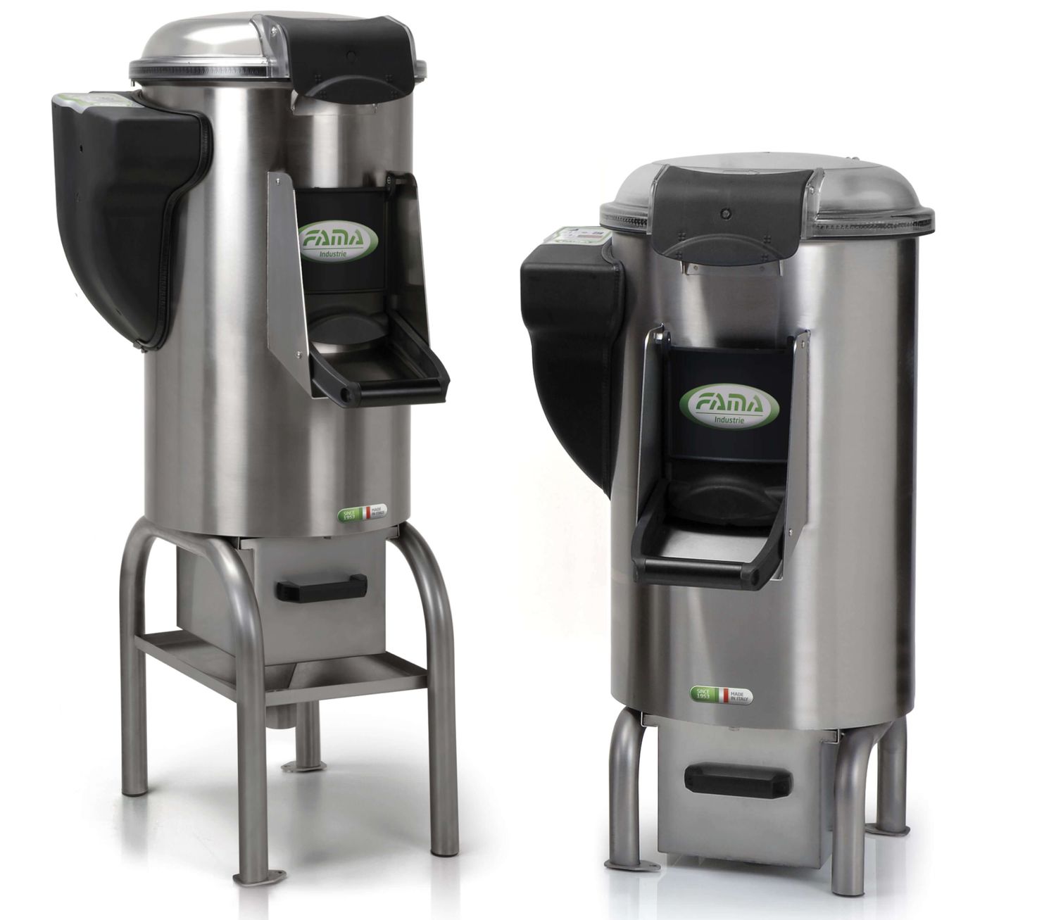 KALINDRA | FAMA. Stainless steel potato peeler with support. Capacity 18 kg