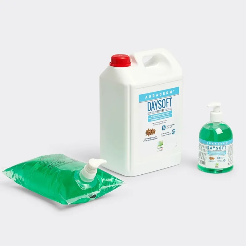 KALINDRA | Kroll. Daysoft. Jabón líquido para manos y cuerpo con antimicrobiano natural, dermatológicamente probado. 7 formatos disponibles