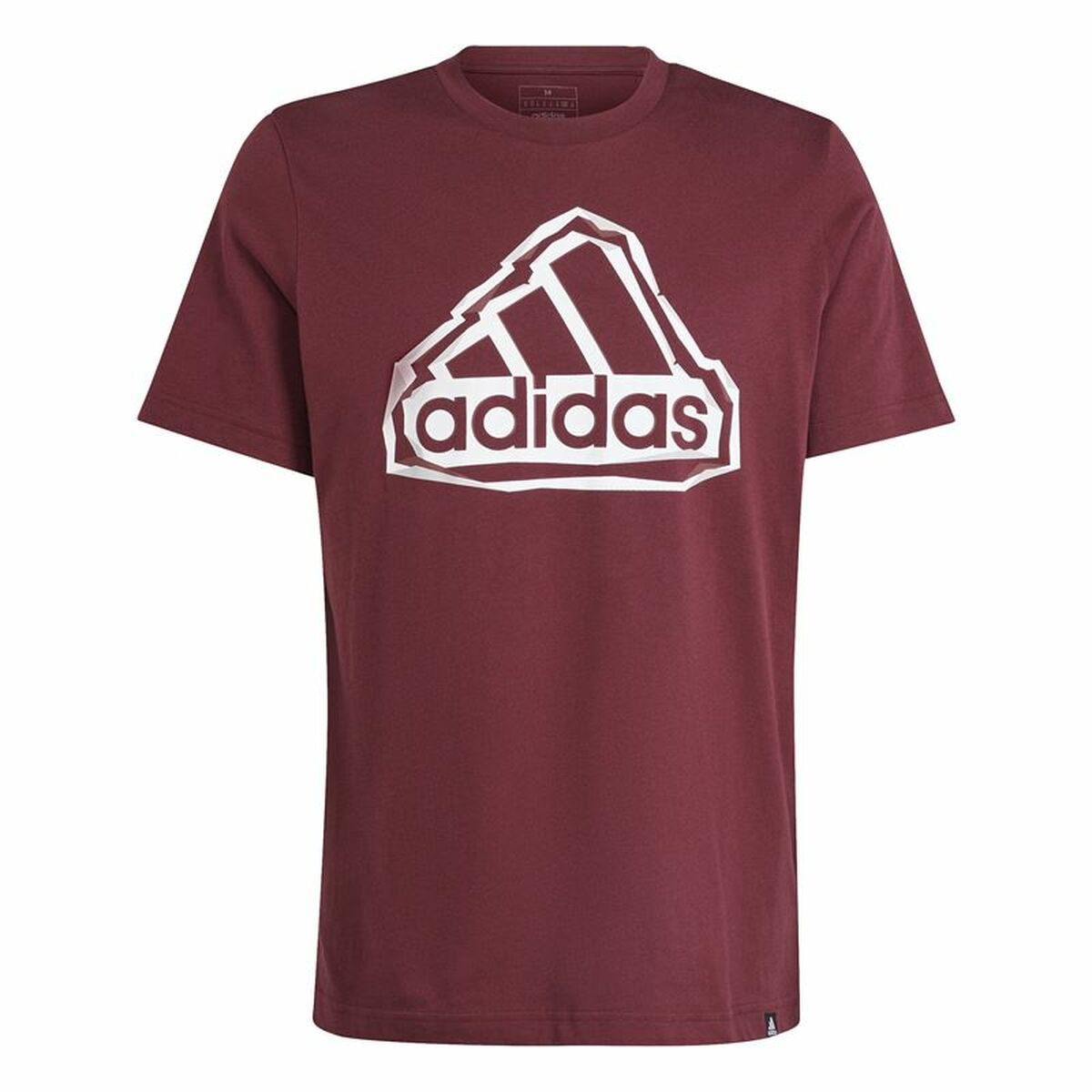 KALINDRA | BB. Men’s Short Sleeve T-Shirt Adidas Fld Bos Brown Maroon