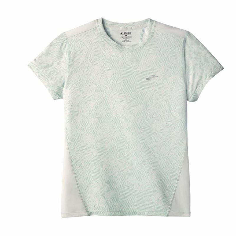 KALINDRA | BB. Men’s Short Sleeve T-Shirt Brooks Sprint Free Sleeve White Light Blue