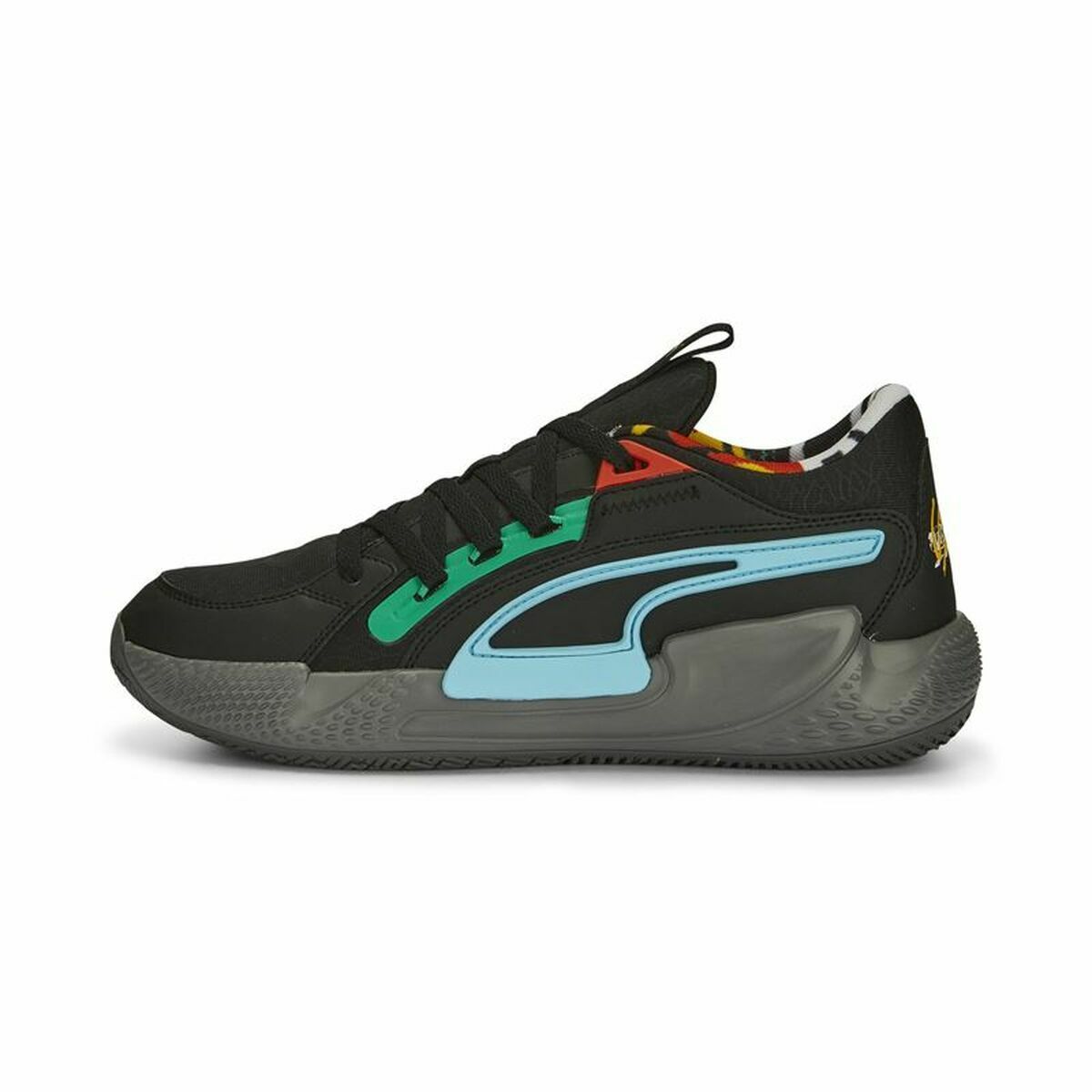 KALINDRA | BB. Basketball Shoes for Adults Puma Court Rider Chaos Black