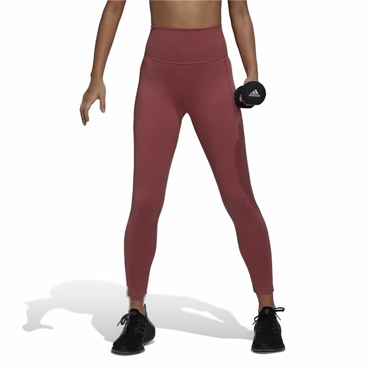 KALINDRA | BB. Sport leggings for Women Adidas  Studio 7/8  Brown