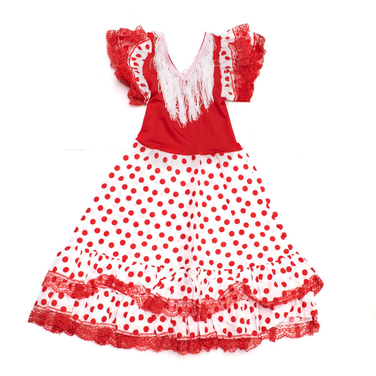 KALINDRA | BB. Dress Flamenco VS-RBLANCO-LRO10 10 Years