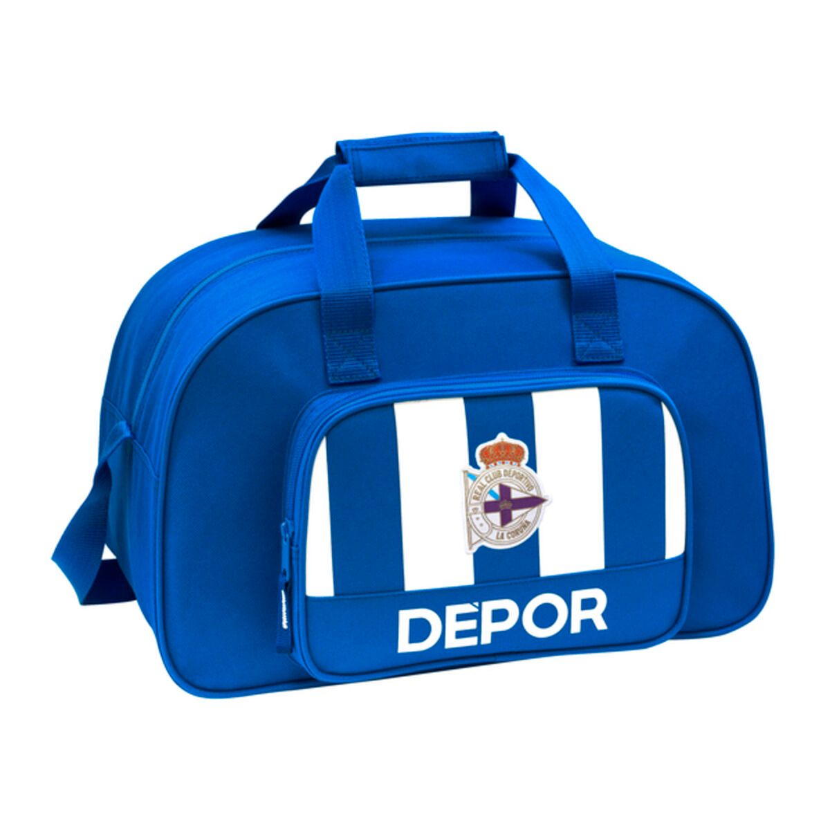 KALINDRA | BB. Sports bag R. C. Deportivo de La Coruña Blue White (40 x 24 x 23 cm)