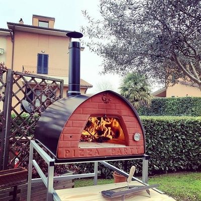 KALINDRA | Pizza Party. Wood-fired oven Pizzone 70x90 cm. 4 pizzas
