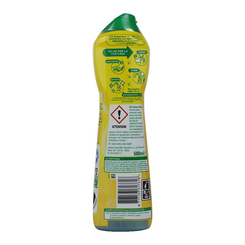CIF. Crème Nettoyante Citron 500 ml