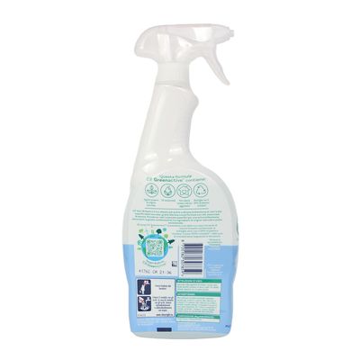CIF. Spray activo verde limpiador de cristales brillantes con aceite esencial de naranja. Contenido 650 ml