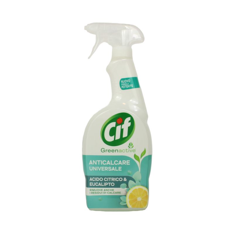KALINDRA | CIF. Spray green active. Limescale Remover Vinegar &amp; Eucalyptus. Content: 650 ml