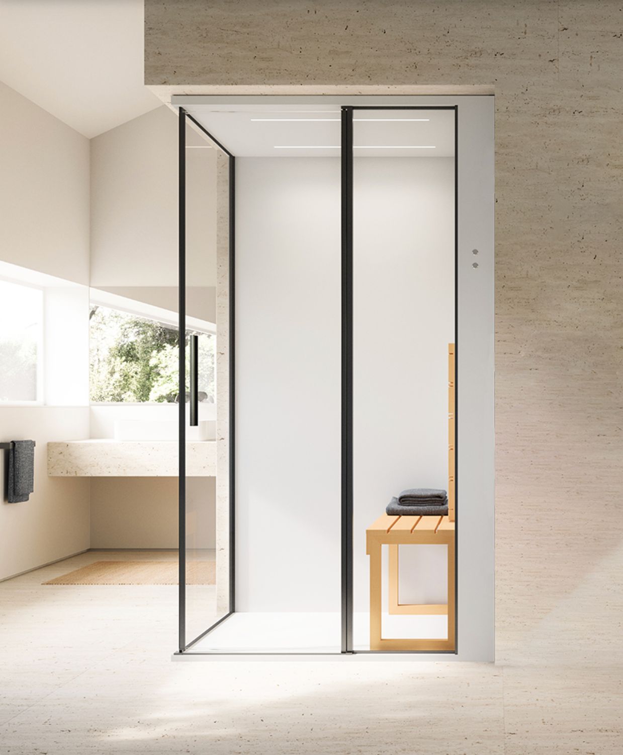 BLUELINE | Glass. Skyfall. Infrared Sauna