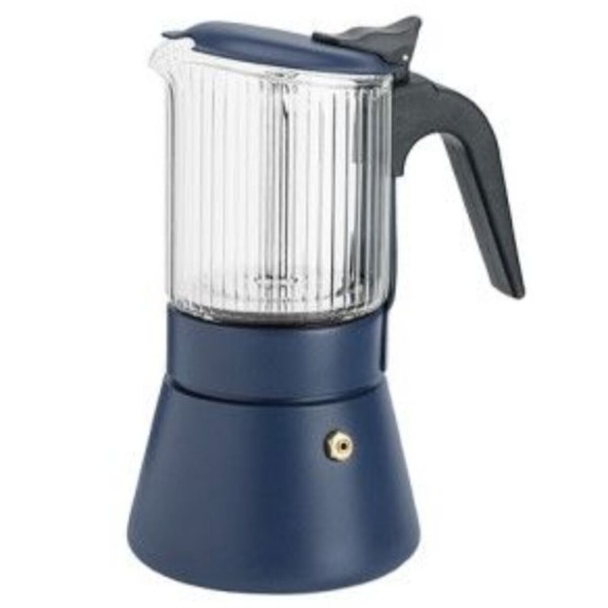 KALINDRA | BB. Italian Coffee Pot Inoxibar Clair Blue 6 Cups 240 ml