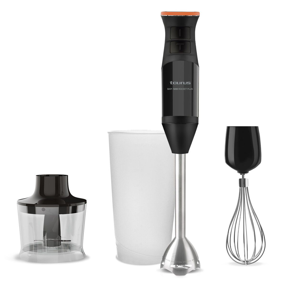 KALINDRA | BB. Hand-held Blender Taurus BAPI 1200 ROCKP Black 1200 W