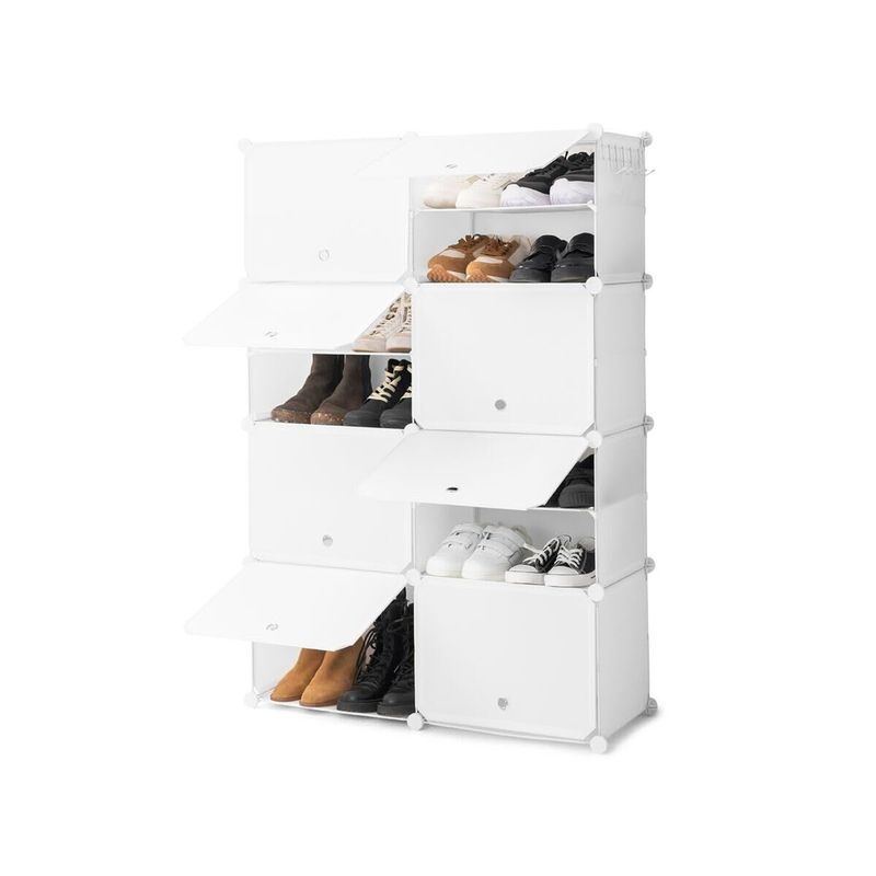KALINDRA | BB. Portable Modular Shoe Cabinet InnovaGoods White (Refurbished A)