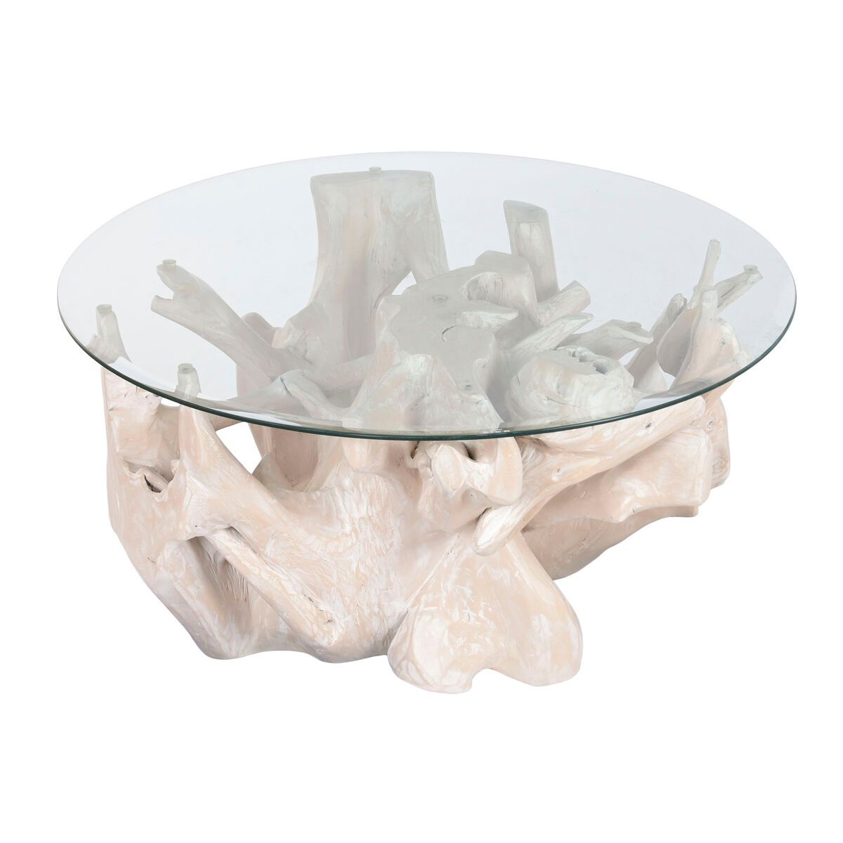 KALINDRA | BB. Centre Table Home ESPRIT White 90 x 90 x 47 cm