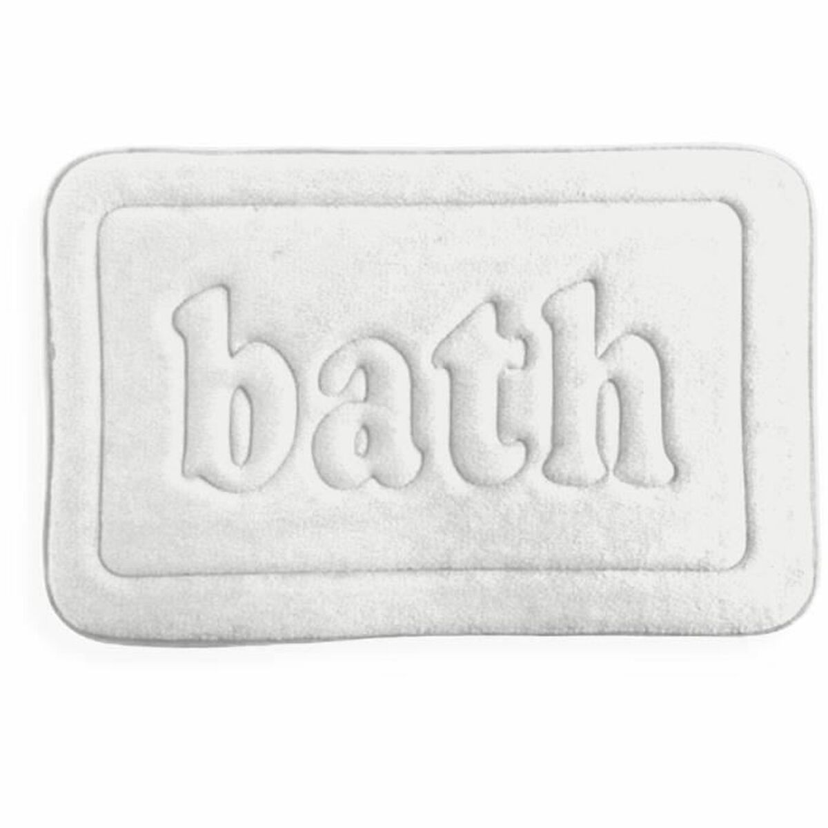 KALINDRA | BB. Non-Slip Bath Mat TODAY Bath PVC 40 x 60 cm White