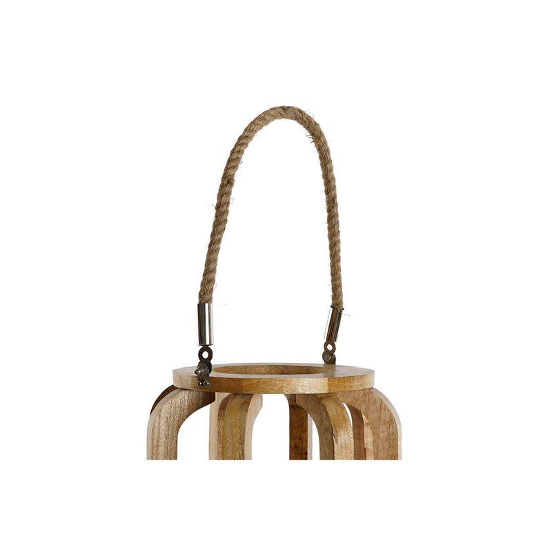 KALINDRA | BB. Bougeoir Home ESPRIT Naturel Verre Bois de manguier