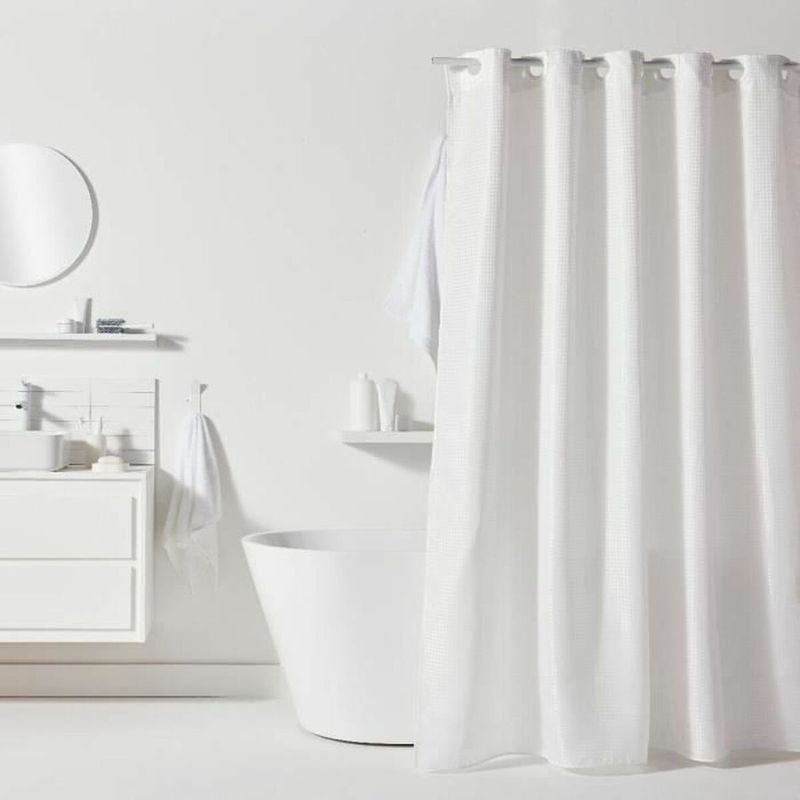 KALINDRA | BB. Shower Curtain TODAY White Polyester 180 x 200 cm (12 Units)