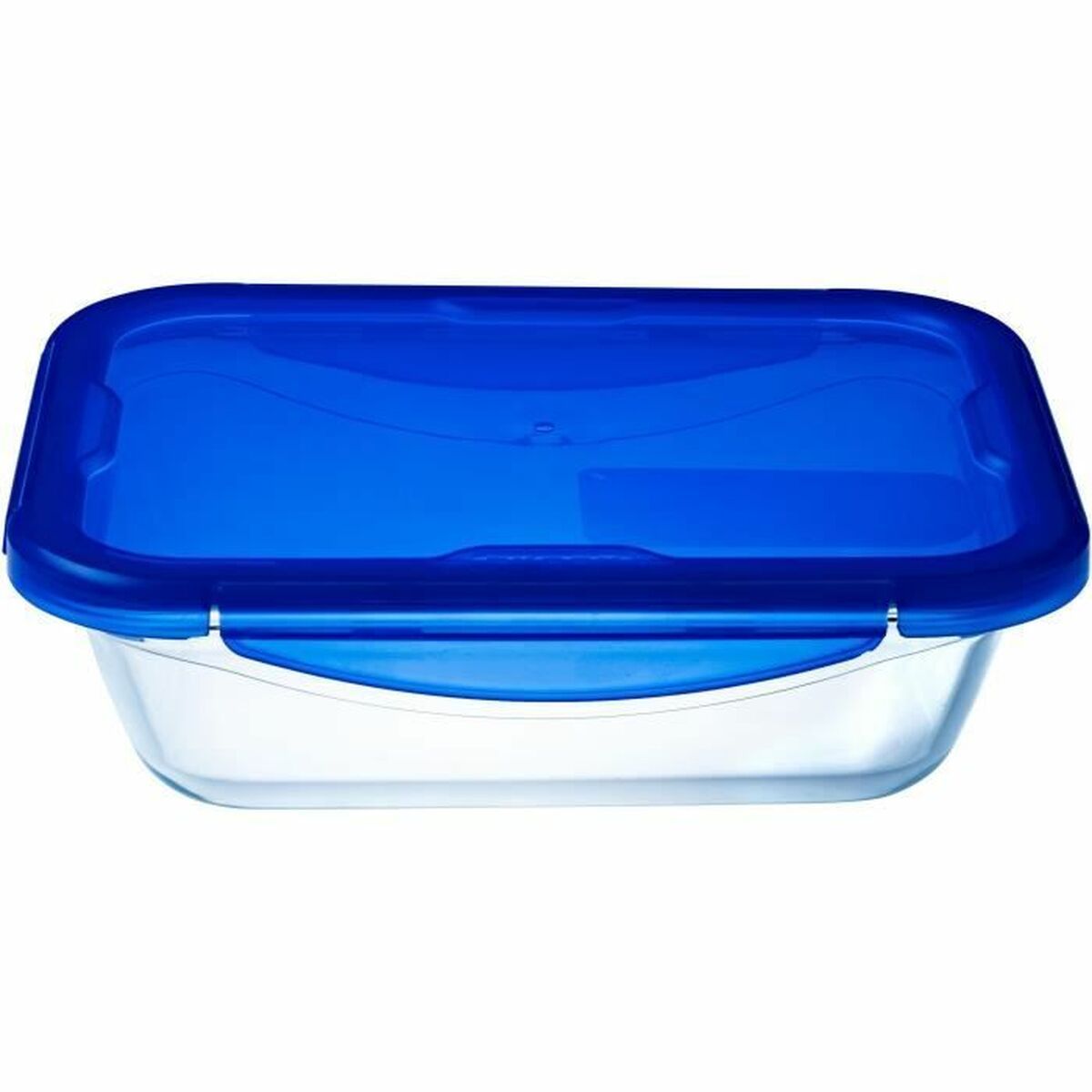 KALINDRA | BB. Food Preservation Container Pyrex Blue Transparent Rectangular 800 ml