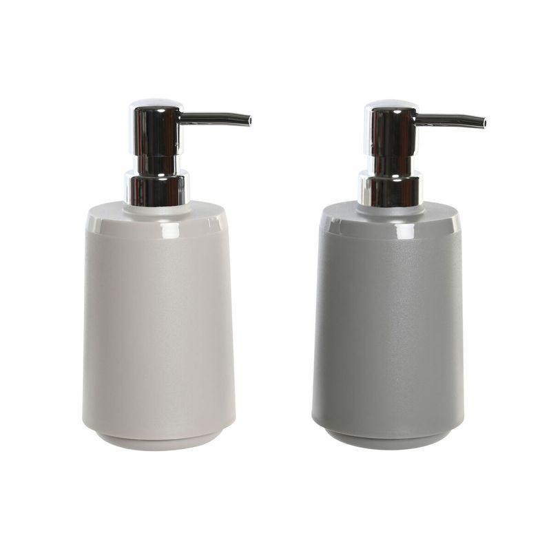 KALINDRA | BB. Soap Dispenser DKD Home Decor Beige Grey Cream polystyrene 8 x 8 x 18 cm (2 Units)