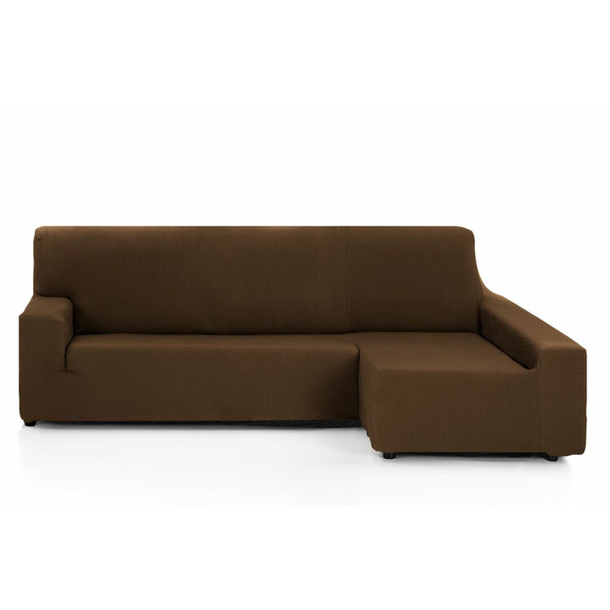 KALINDRA | BB. Right short arm chaise longue cover Hosteline OLIMPO Brown 48 x 29 x 14 cm
